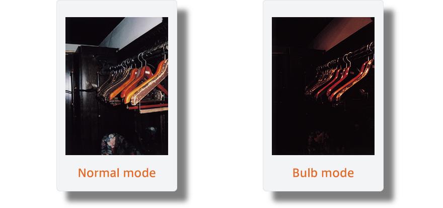 Normal mode/Bulb mode