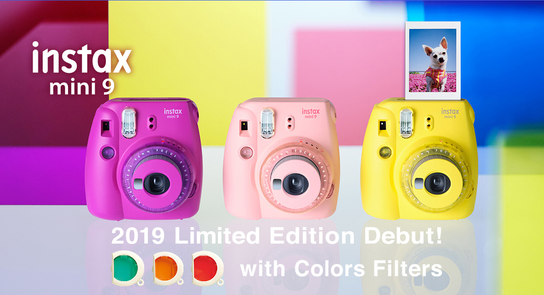 instax mini9 Limited Edition Debut! with Colors Filters