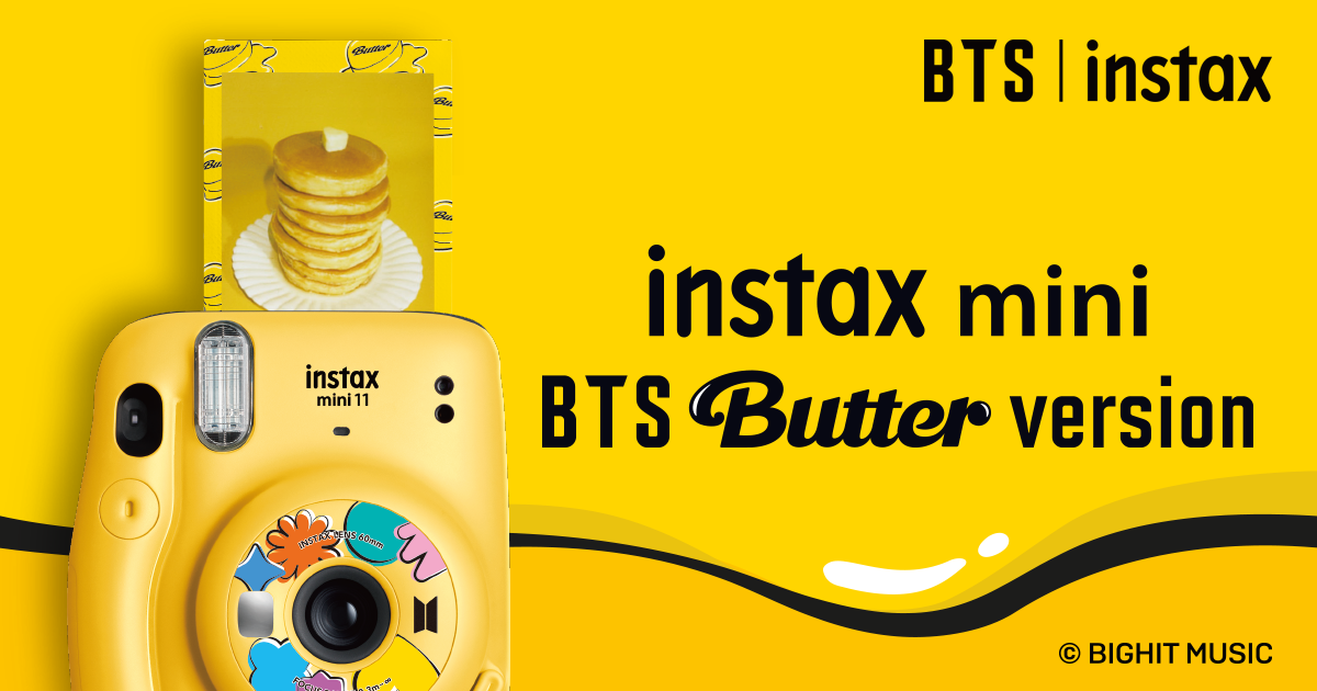 instax mini BTS Butter version