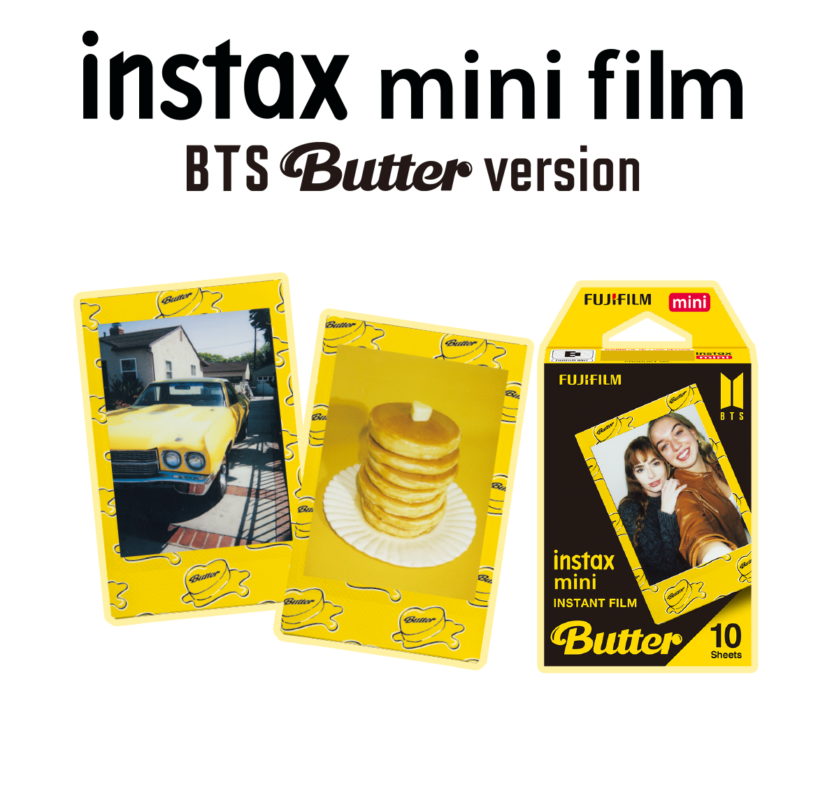 instax mini film BTS Butter version