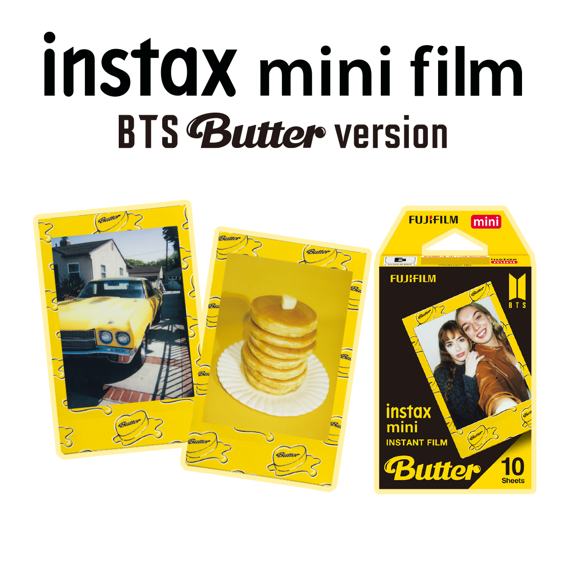 instax mini film BTS Butter version