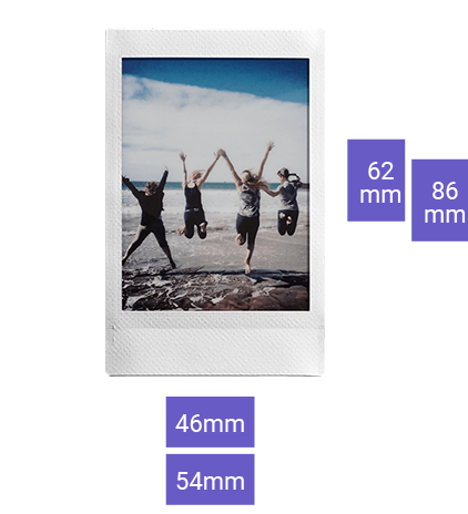Fujifilm Instax Mini pellicule polaroid 50 pièce(s) 54 x 86 mm