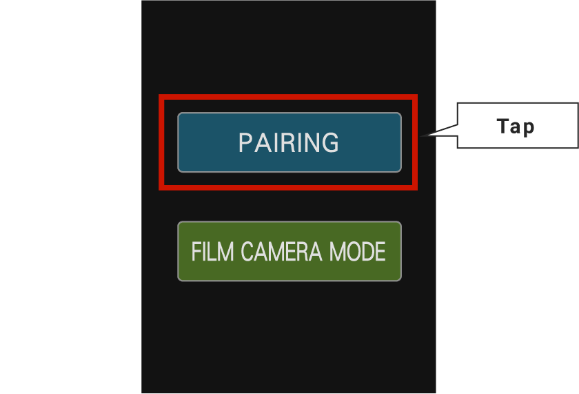 2) Tap "PAIR".