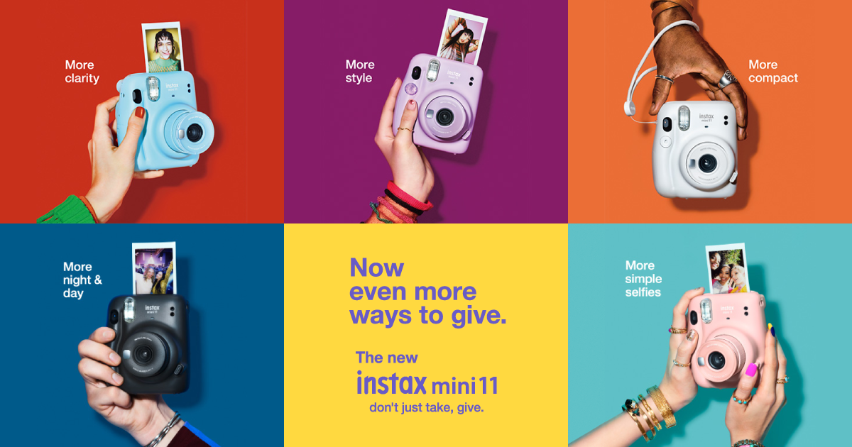 Esta cámara instax mini 11 Fujifilm tiene más de 13,000