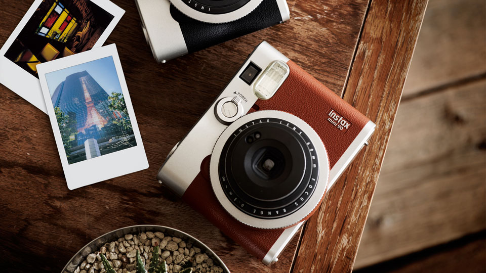 純正ケース付 FUJIFILM INSTAX MINI90 ネオクラシック BROWN ...