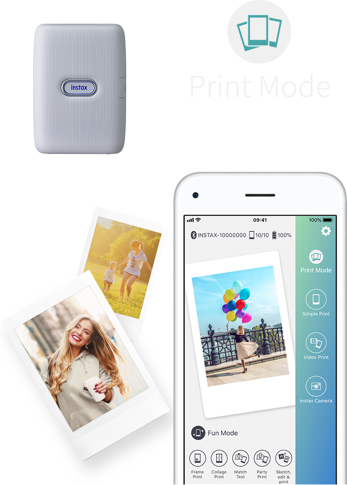 Impresora para teléfonos inteligentes instax mini Link | FUJIFILM