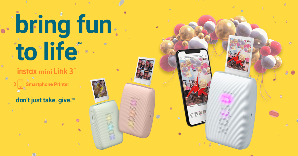 Smartphone printer instax mini link 3 fujifilm