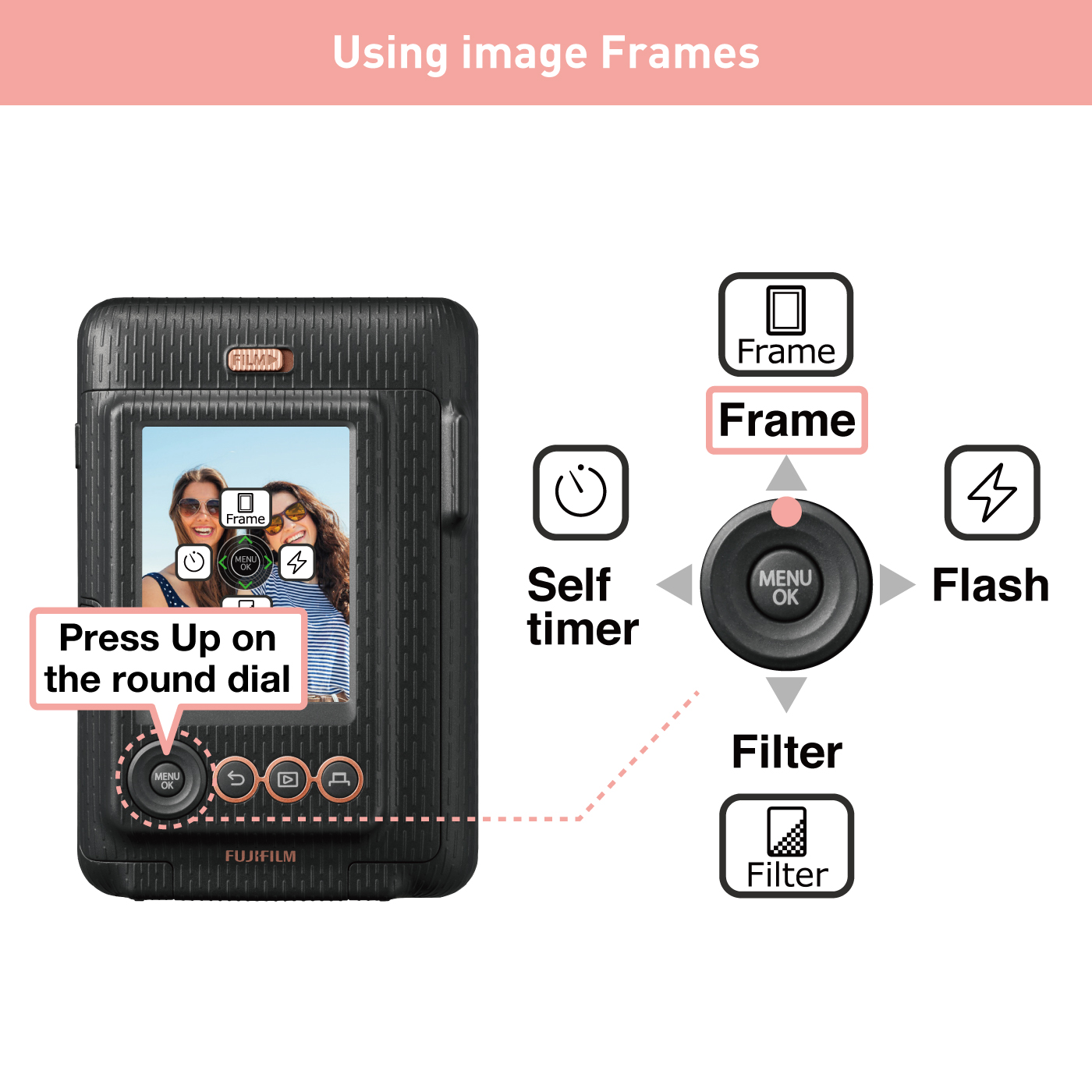 Fujifilm Omedelbar Kamera Instax Mini LiPlay