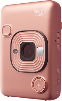 Instax mini LiPlay - Blush Gold with 20 Shot Pack