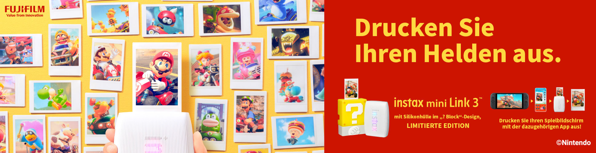 Drucken Sie Ihren Helden aus.