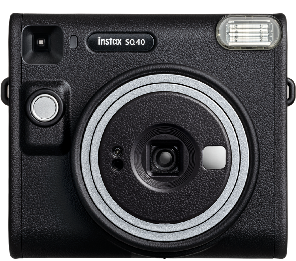 The Fujifilm instax SQUARE SQ40 takes square-shaped photos