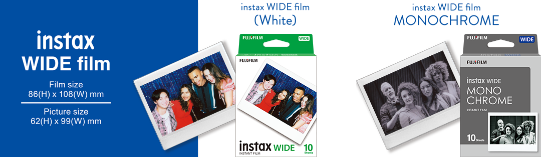 Fujifilm Instax Wide 300 Instant Camera + Fujifilm Instax Wide Instant Film  Twin Pack (16385995) + Energizer Batteries (4 Pack) + Case for Fuji Wide